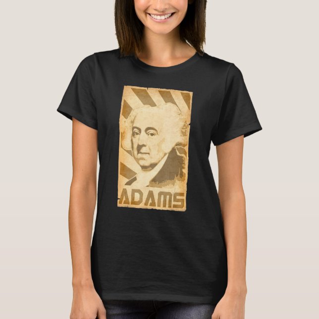 Camiseta John Adams Torn Poster (Anverso)