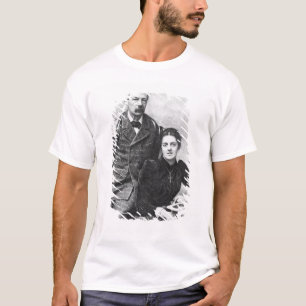 Camiseta John Addington Symonds y su hija, 1891