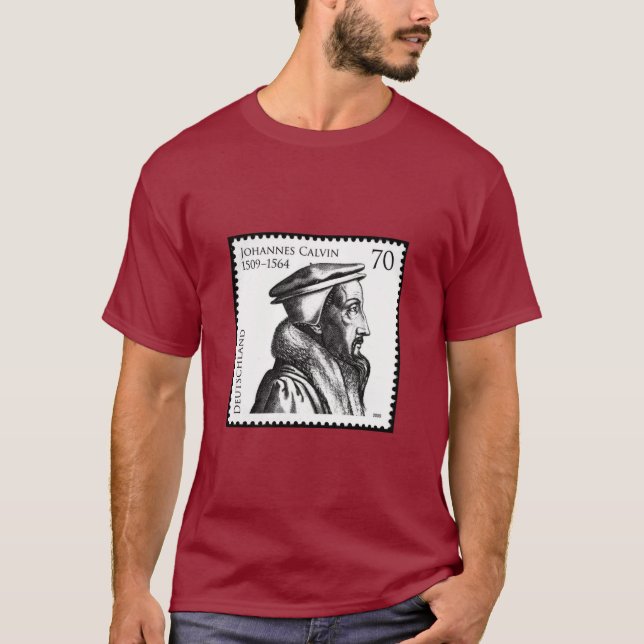 Camiseta John Calvin's commemorative seal (Anverso)