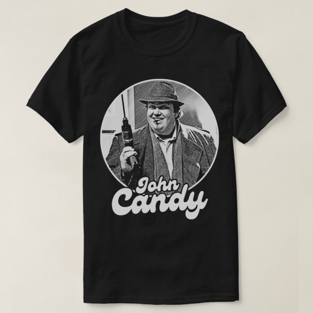 Camiseta John Candy Gradients dibujando obras de arte (Diseño del anverso)