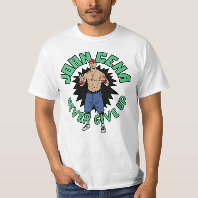 Camiseta John Cena Never Give Up (Anverso)