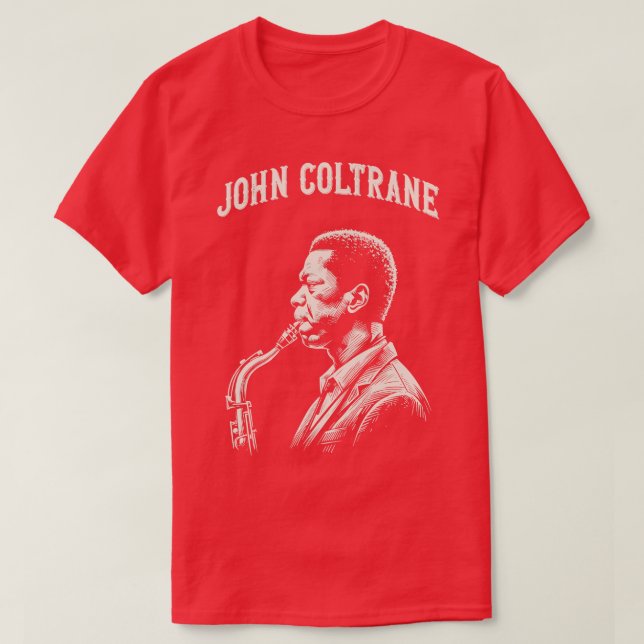 Camiseta John Coltrane (Diseño del anverso)