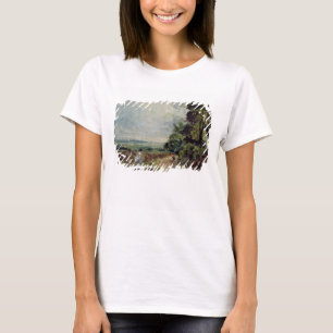 Camiseta John Constable el   una carretera nacional con los