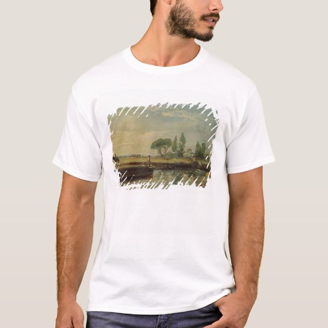 Camiseta John Constable el | una gabarra debajo de la (Anverso)