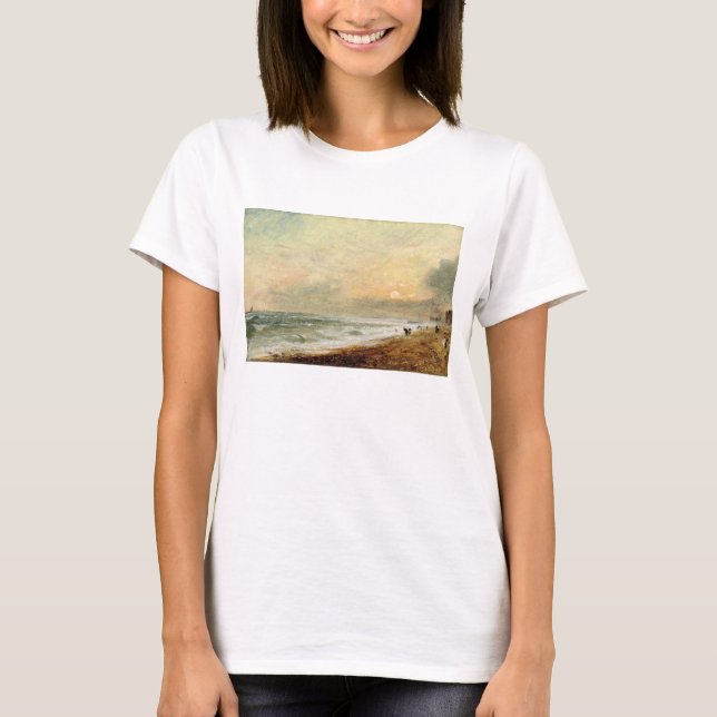 Camiseta John Constable | Hove Beach, c.1824 (aceite sobre  (Anverso)