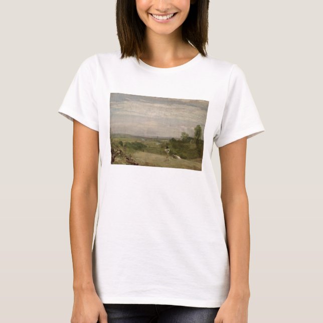 Camiseta John Constable | Summer Morning: Dedham from Langh (Anverso)