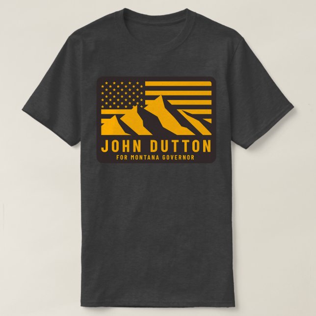 Camiseta John Dutton para el gobernador de Montana (Diseño del anverso)