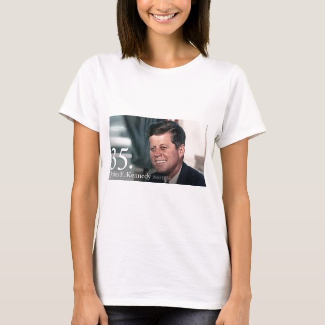 Camiseta John F Kennedy (Anverso)