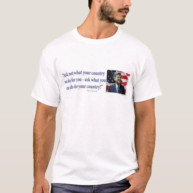 Camiseta John F Kennedy (Anverso)