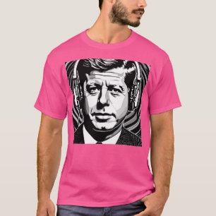 Camiseta John F Kennedy Con Auriculares