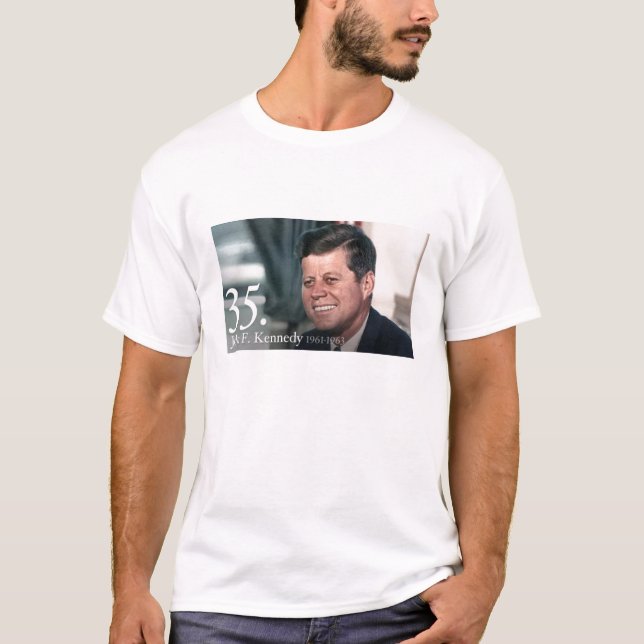 Camiseta John F Kennedy/JFK 35 (Anverso)