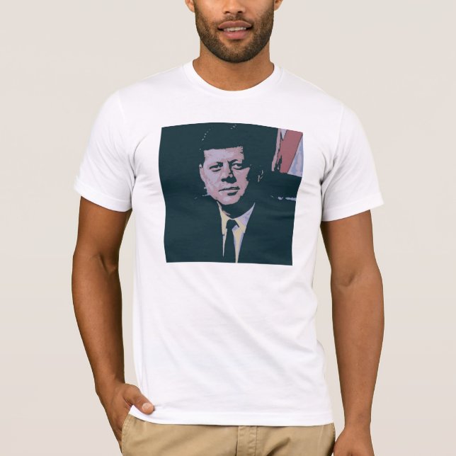 Camiseta John F Kennedy Pop Art (Anverso)