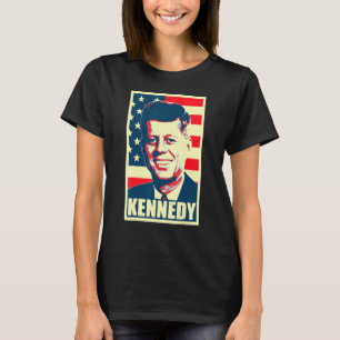 Camiseta John F Kennedy Poster de propaganda estadounidense