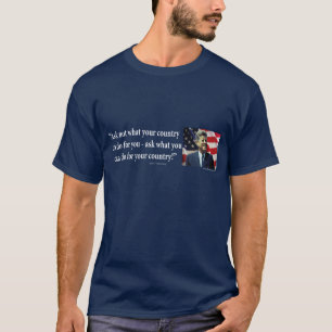 Camiseta John F. Kennedy - pregunte no lo que su país