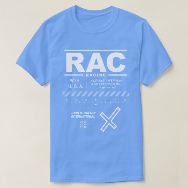 Camiseta John H. Batten International Airport RAC T-Shirt (Diseño del anverso)