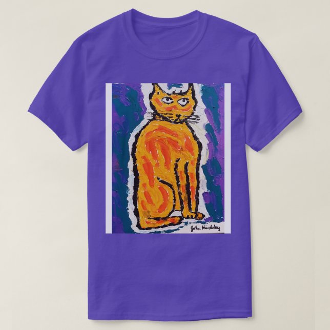 Camiseta John Hinckley pintura original del gato Baby Bodys (Diseño del anverso)
