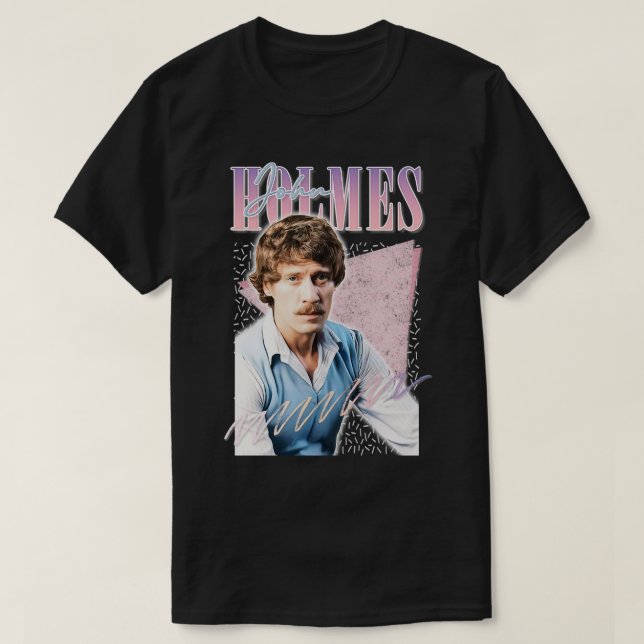 Camiseta John Holmes Retro Fan Design (Diseño del anverso)