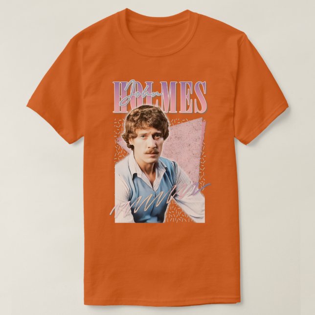 Camiseta John Holmes Retro Fan Design (Diseño del anverso)