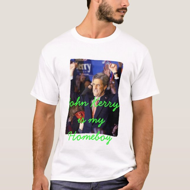 Camiseta John Kerry es mi Homeboy (Anverso)