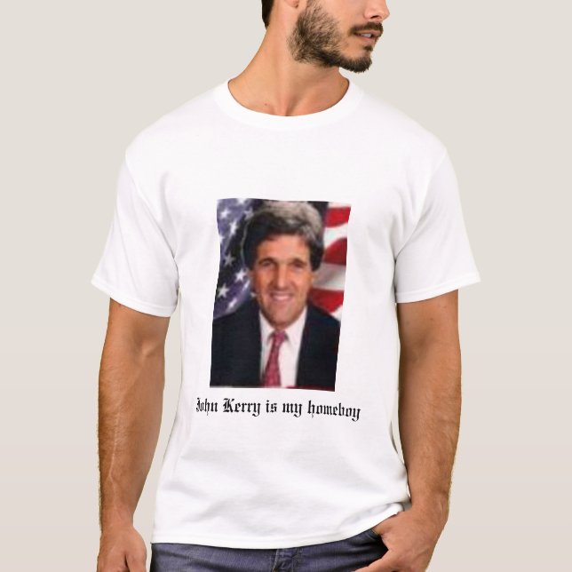 Camiseta John Kerry es mi homeboy (Anverso)
