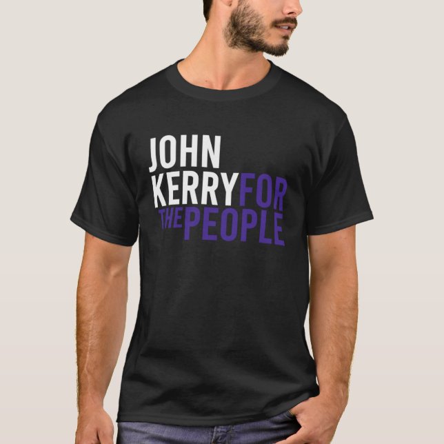 Camiseta John Kerry For The People 2024 Liberal Democrat US (Anverso)