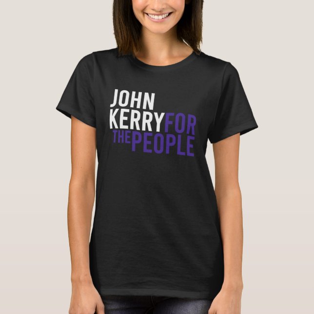 Camiseta John Kerry For The People 2024 Liberal Democrat US (Anverso)
