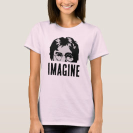 Camiseta John Lennon "Imagine" | Iconic Minimalist Portrait