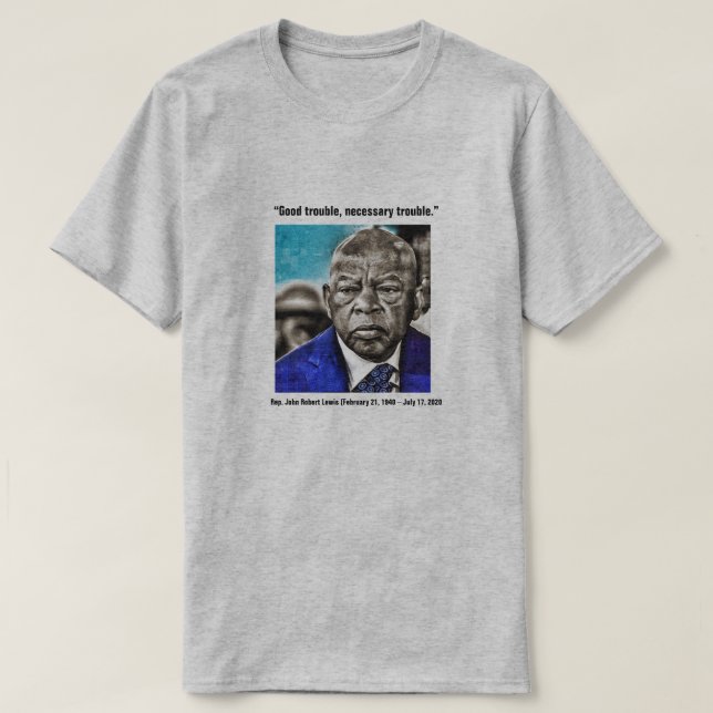 Camiseta  John Lewis (Diseño del anverso)