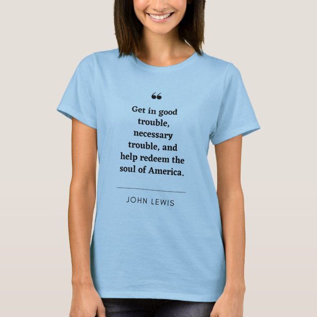 Camiseta John Lewis - Buen Problema (Anverso)
