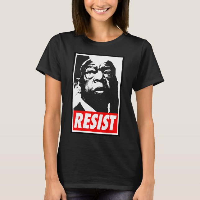 Camiseta John Lewis - Resist - 2020 (Anverso)