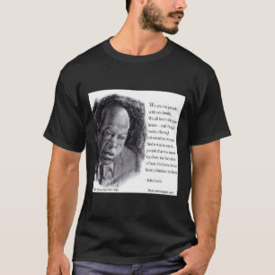 Camiseta John Lewis y cita Hermoso Retrato