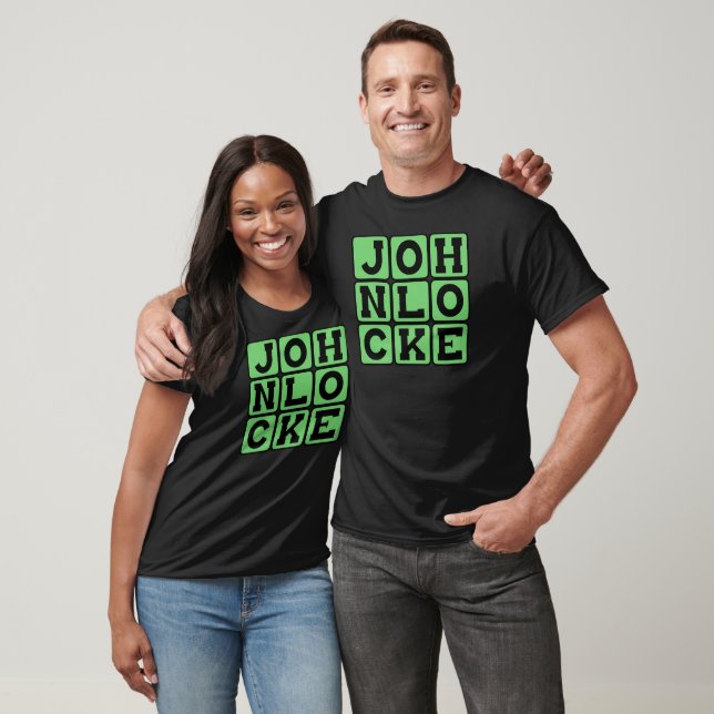 Camiseta John Locke, filósofo inglés (Unisexo)