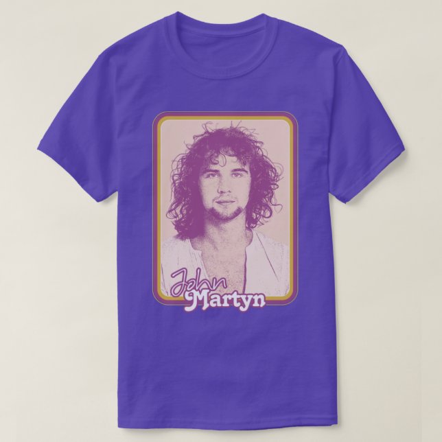 Camiseta John Martyn Retro Style Folk Music Lover Design2 (Diseño del anverso)