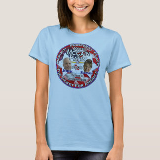 Camiseta John McCain y Sarah Palin