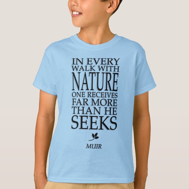 Camiseta John Muir (Anverso)