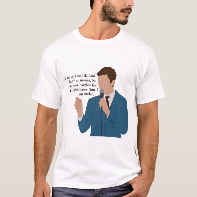 Camiseta John Mulaney soy muy pequeño (Anverso)