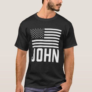 Camiseta John Name Forename Personalized Birthday Usa