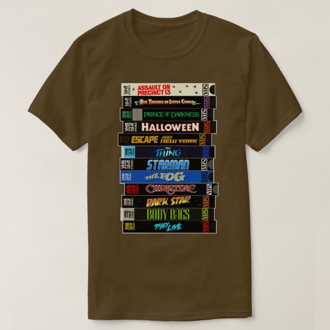 Camiseta John penter VHS Stack (Diseño del anverso)