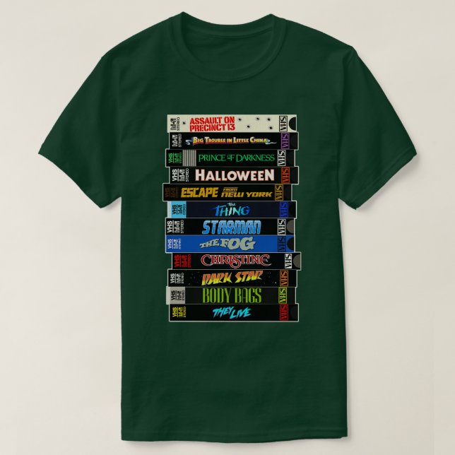 Camiseta John penter VHS Stack (Diseño del anverso)
