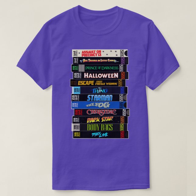Camiseta John penter VHS Stack (Diseño del anverso)