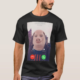 Camiseta John Pork está llamando