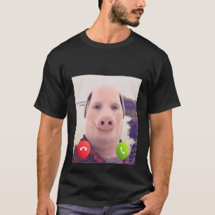 Camiseta John Pork Está Llamando A Un Teléfono De Respuesta