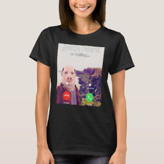 Camiseta John Pork Llama Al Teléfono De Respuesta