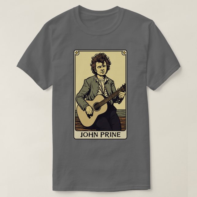 Camiseta John Prine Estado De Mente (Diseño del anverso)