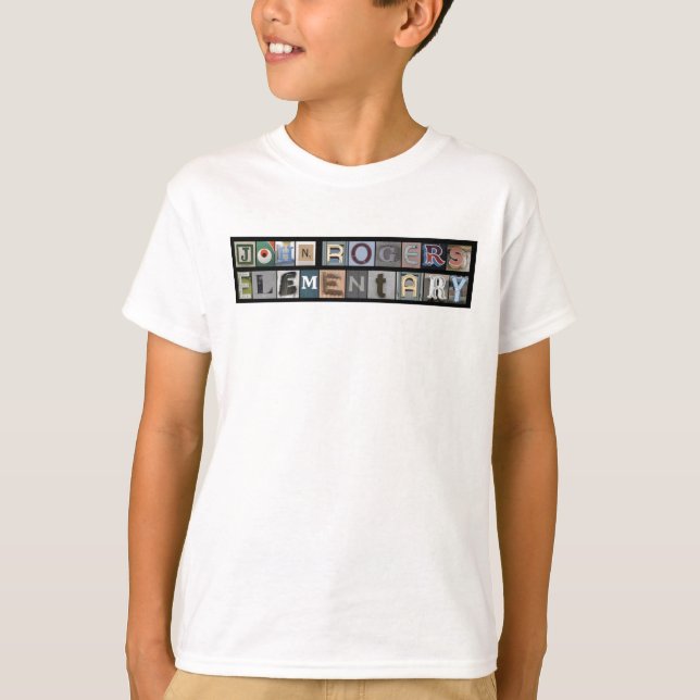 Camiseta John Rogers Gray/Black Ringer Tee (Anverso)