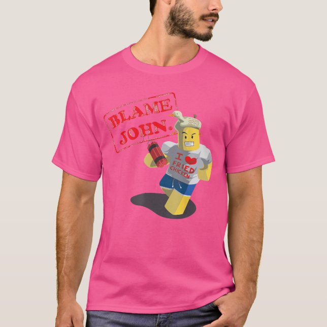 Camiseta John Shedletsky amo el pollo frito soy el cumpleañ (Anverso)
