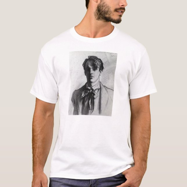 Camiseta John Singer Sargent: William Butler Yeats (Anverso)