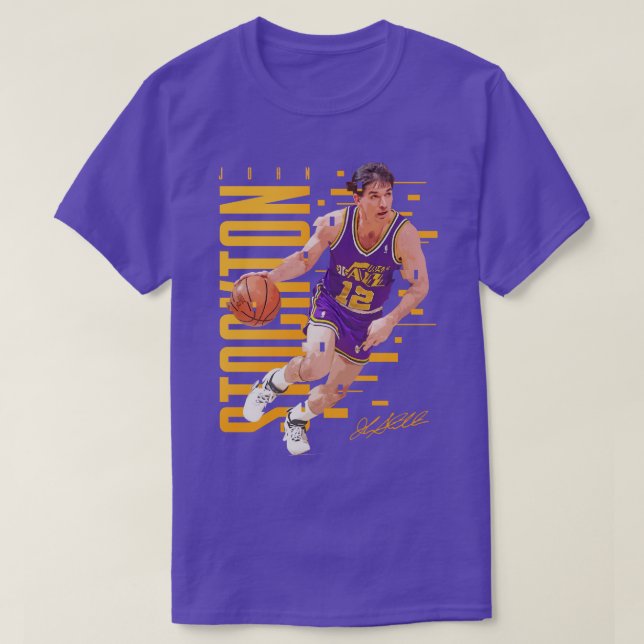 Camiseta John Stockton (Diseño del anverso)
