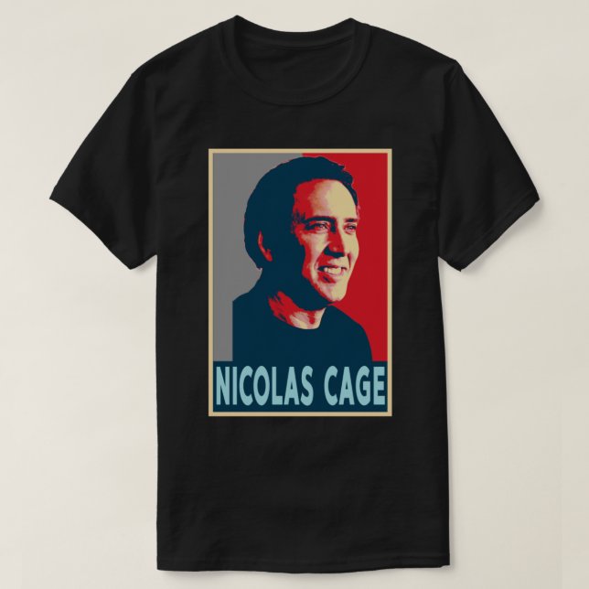 Camiseta John Travolta Nicolas Cage Retro (Diseño del anverso)