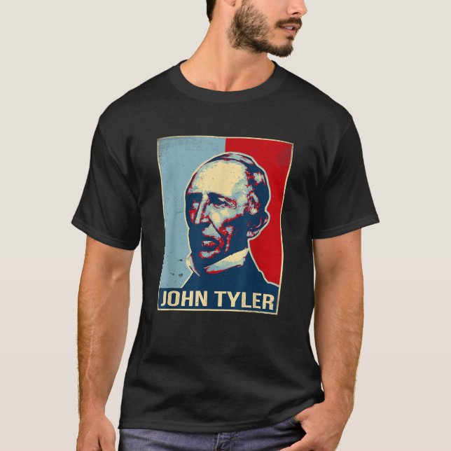 Camiseta John Tyler President (Anverso)